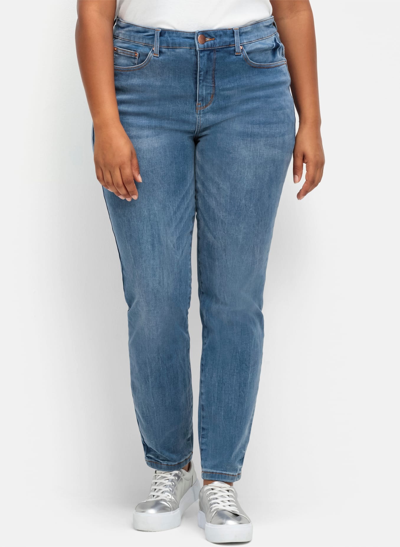 Sheego Bequeme Jeans 1 Stk. tlg. günstig online kaufen