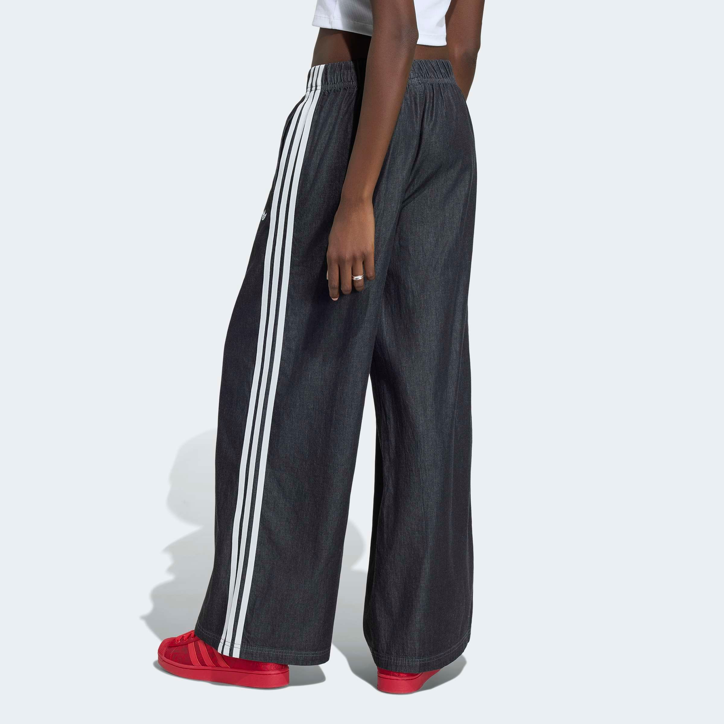 adidas Originals Sporthose »DENIM WIDE LEG«  für Erwachsene, mit Gummizug, locker geschnitten