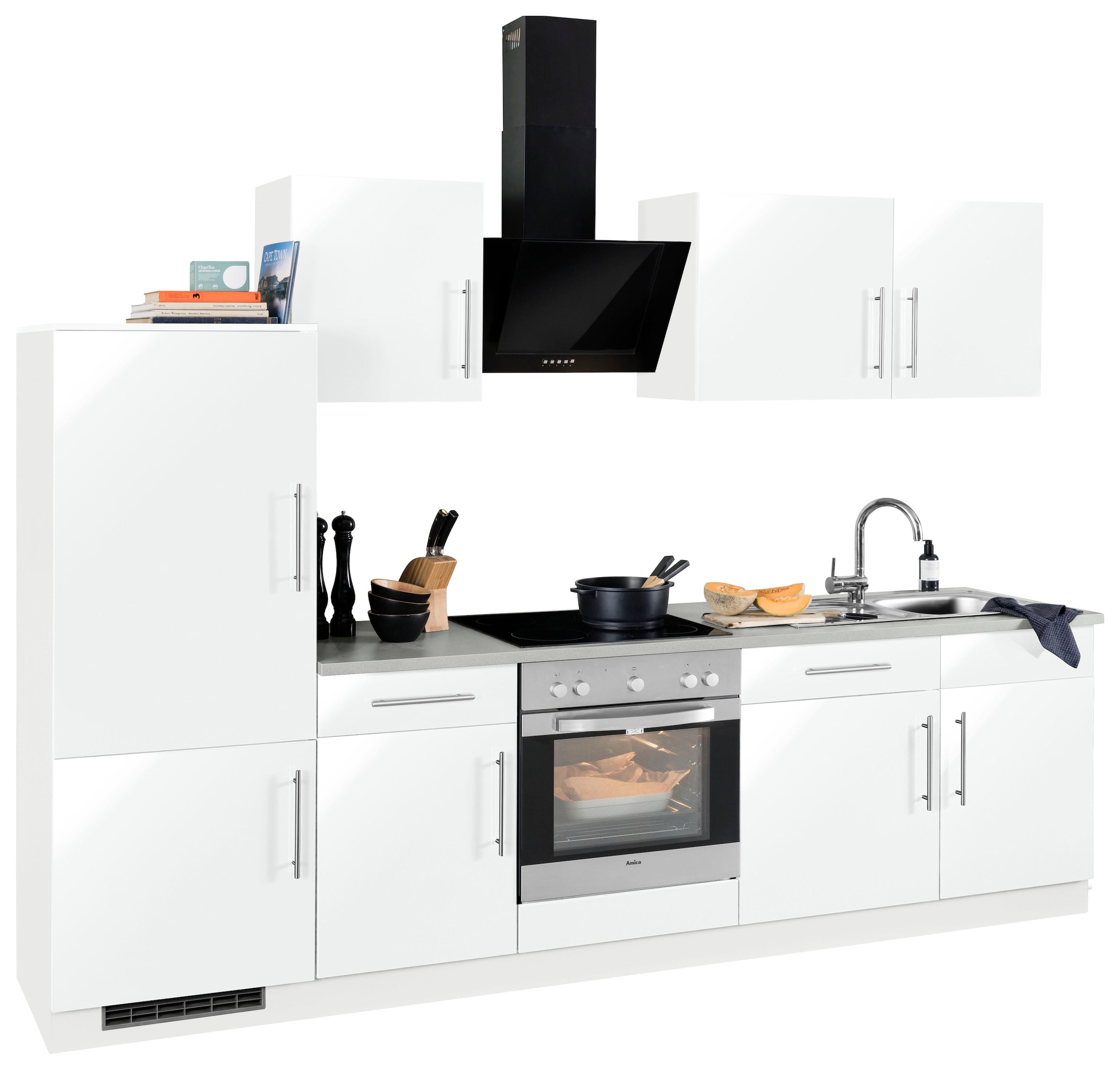 wiho Küchen Küchenzeile »Cali«, BAUR mit E-Geräten, cm 280 | bestellen Breite