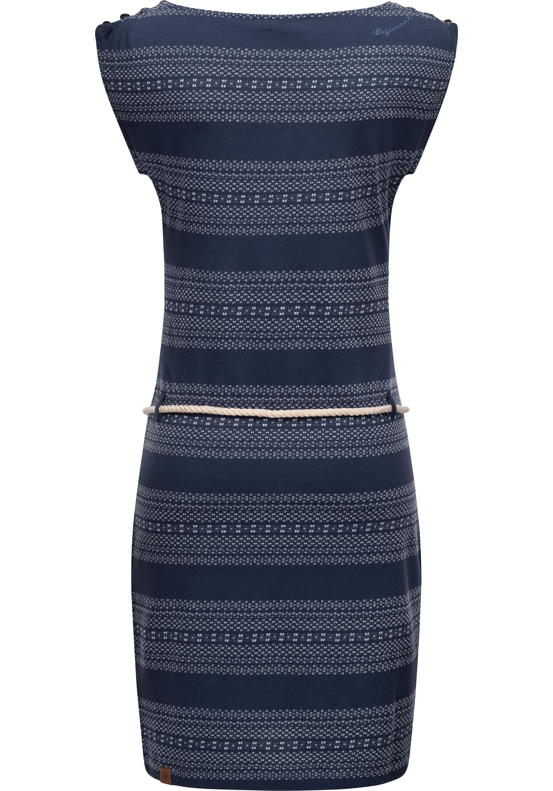 Thumbnail - Ragwear Shirtkleid "Chego" Eingrifftaschen stylisches Sommerkleid mit Bindeband