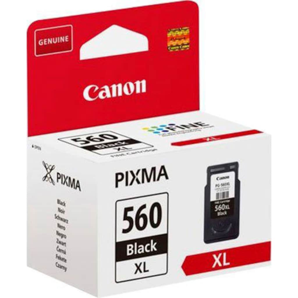 Canon Tintenpatrone »PG-560XL«, (1 St.), original Druckerpatrone 560 schwarz XL