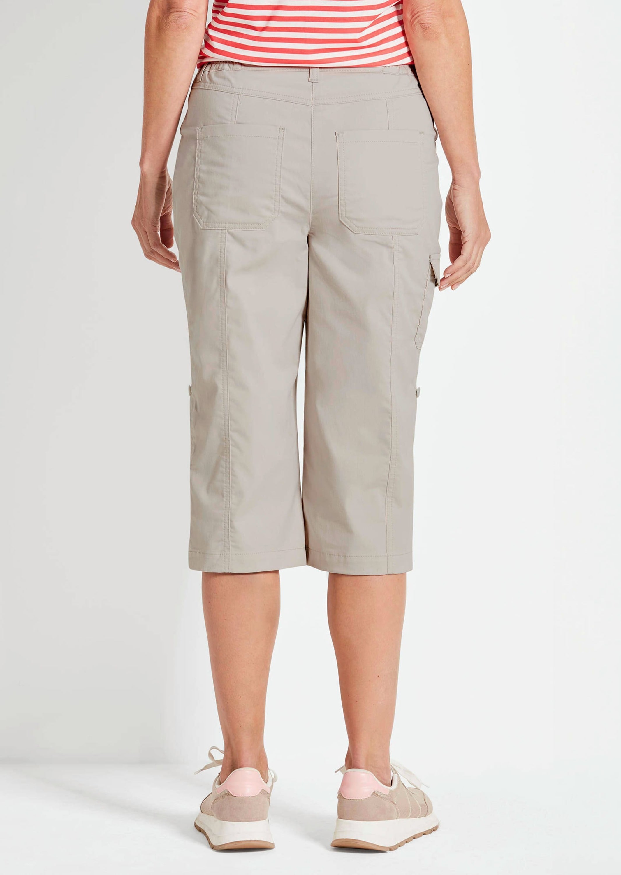 GOLDNER 7/8-Hose »Capri-Funktionshose Carla Krempelbare Capri-Hose mit Funktion«