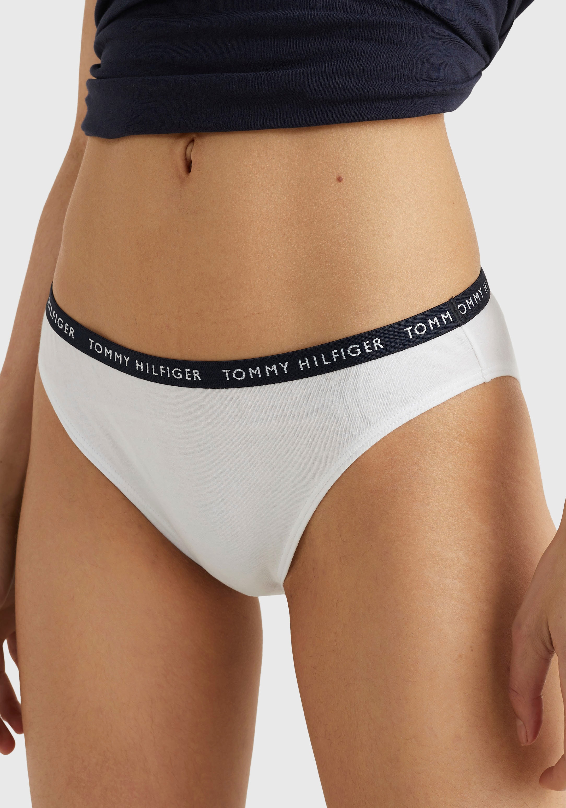 Tommy Hilfiger Underwear Bikinislip, (3 St.), mit schmalem Logobündchen günstig online kaufen