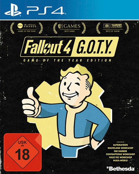 Bethesda Spielesoftware »Fallout 4 GOTY Steelbook Edition«, PlayStation 4