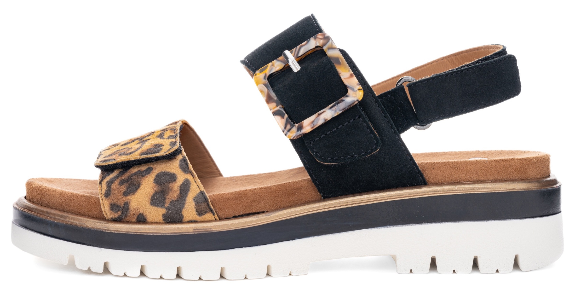 Ara Plateausandaletten "MALAGA", Plateausandale, Klettschuh in Bequemweite günstig online kaufen