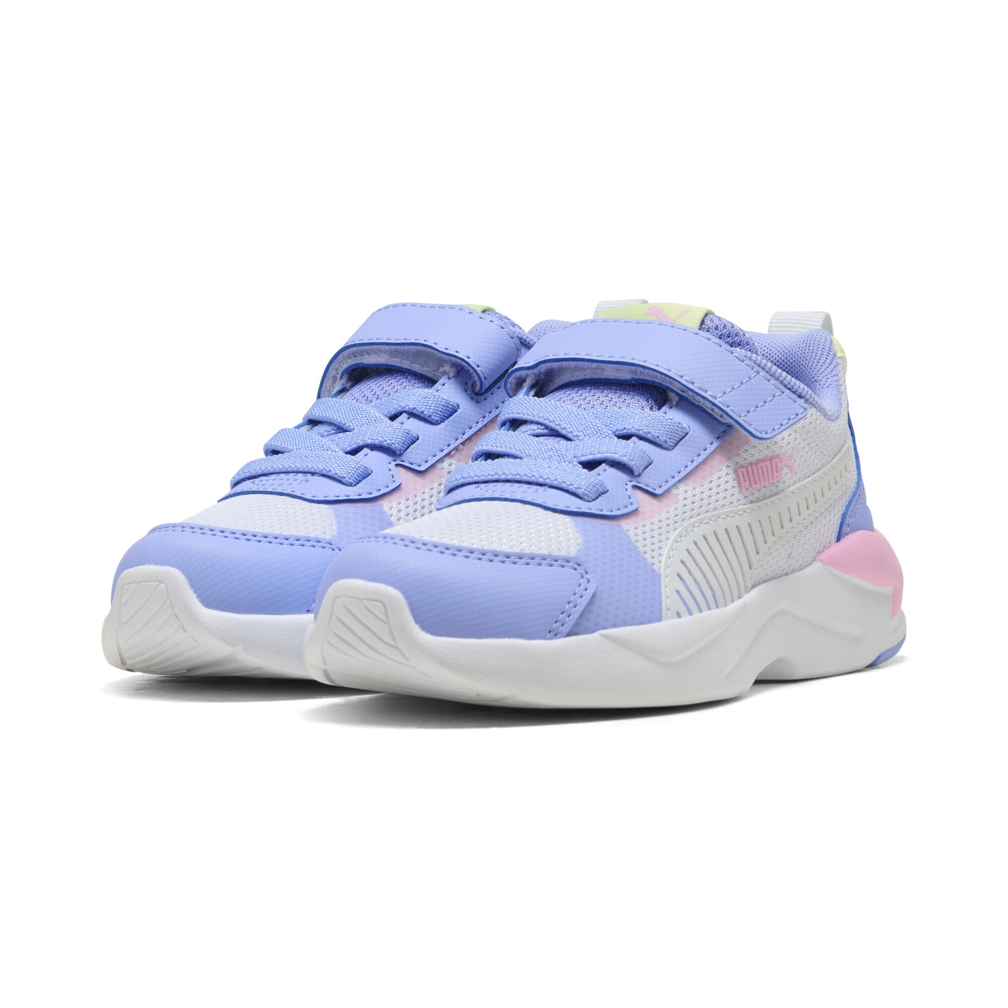 PUMA Kinder Sneaker "X-Ray 3 Sneakers Kinder", Gr. 27,5weiß silber mist intense lavender gray lila, Obermaterial: Synthetik, Textil; Futter: Textil;