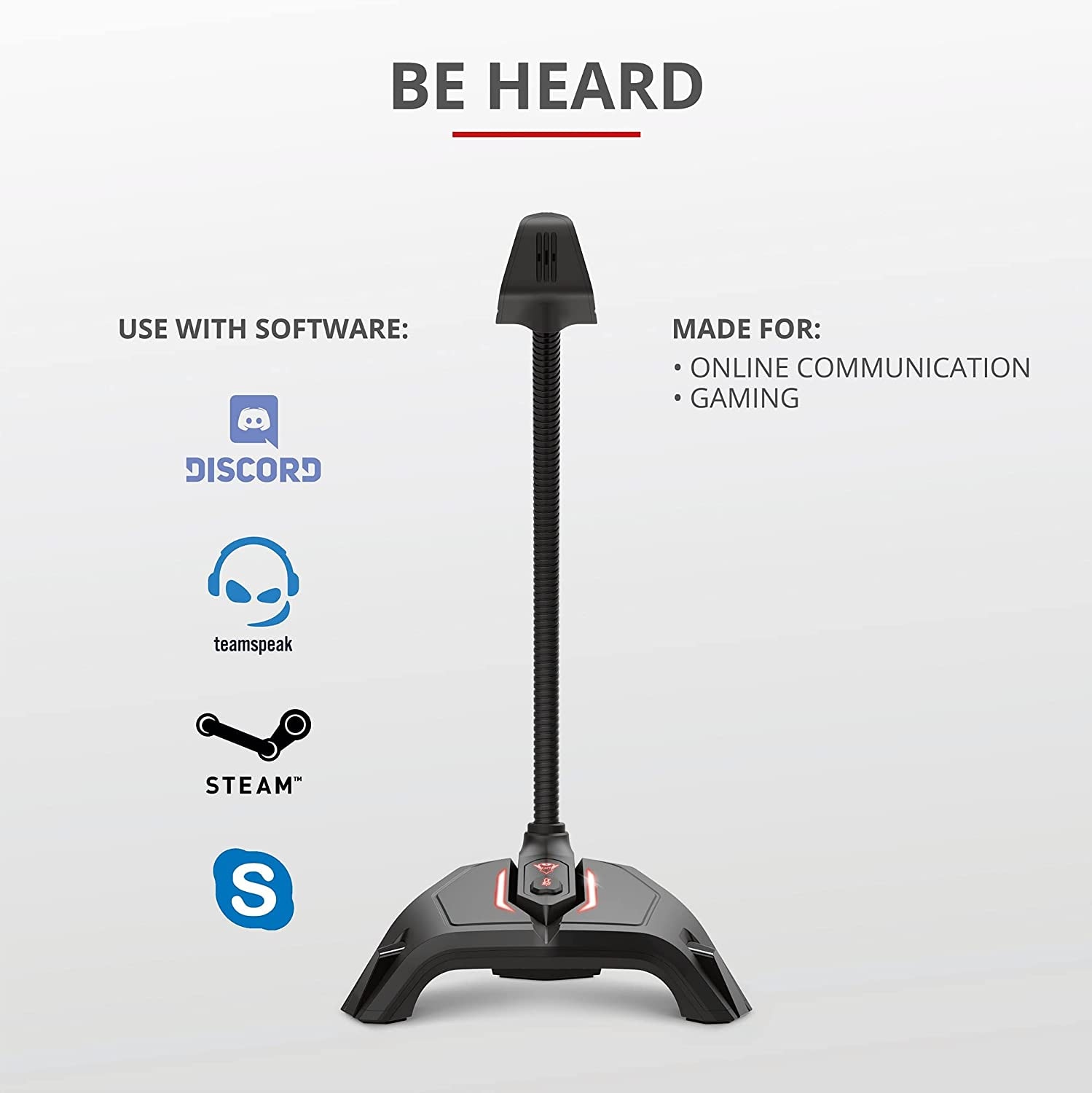 Trust Mikrofon »GXT215 ZABI USB LED MICROPHONE«
