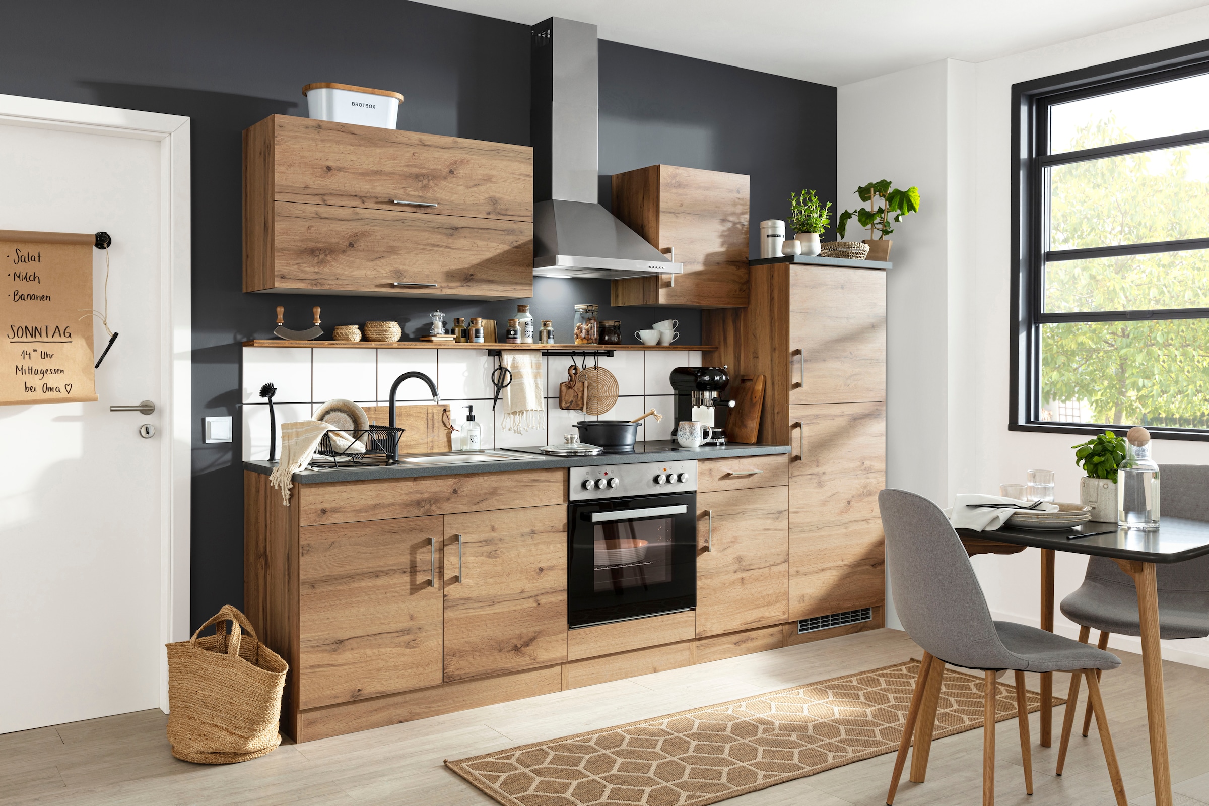 KOCHSTATION Küchenzeile "KS-Colmar", mit E-Geräten, Breite 270 cm günstig online kaufen