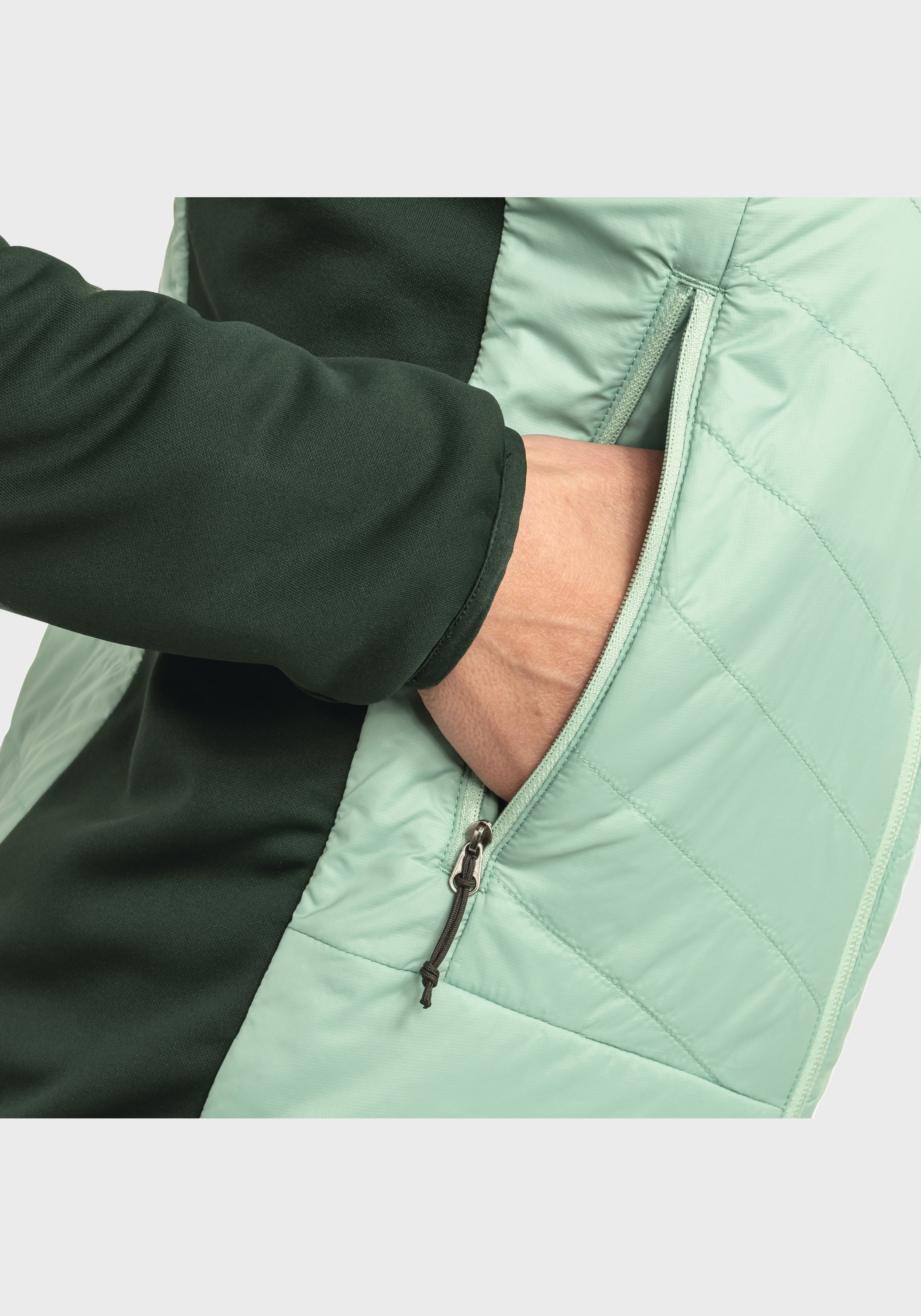 Schöffel Fleecejacke »Hiking Hybrid Jk Style Cascata WMS«, ohne Kapuze