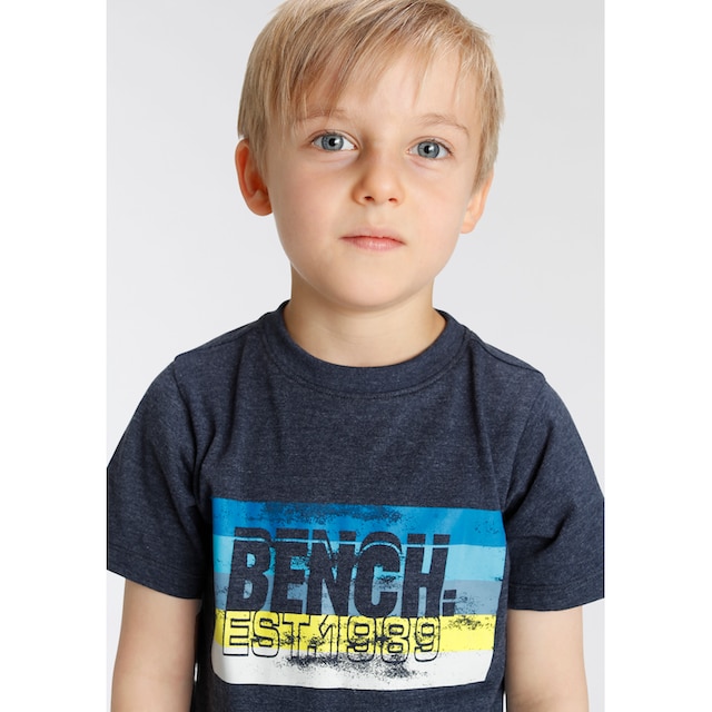 Bench. T-Shirt, melierte Qualität online kaufen | BAUR