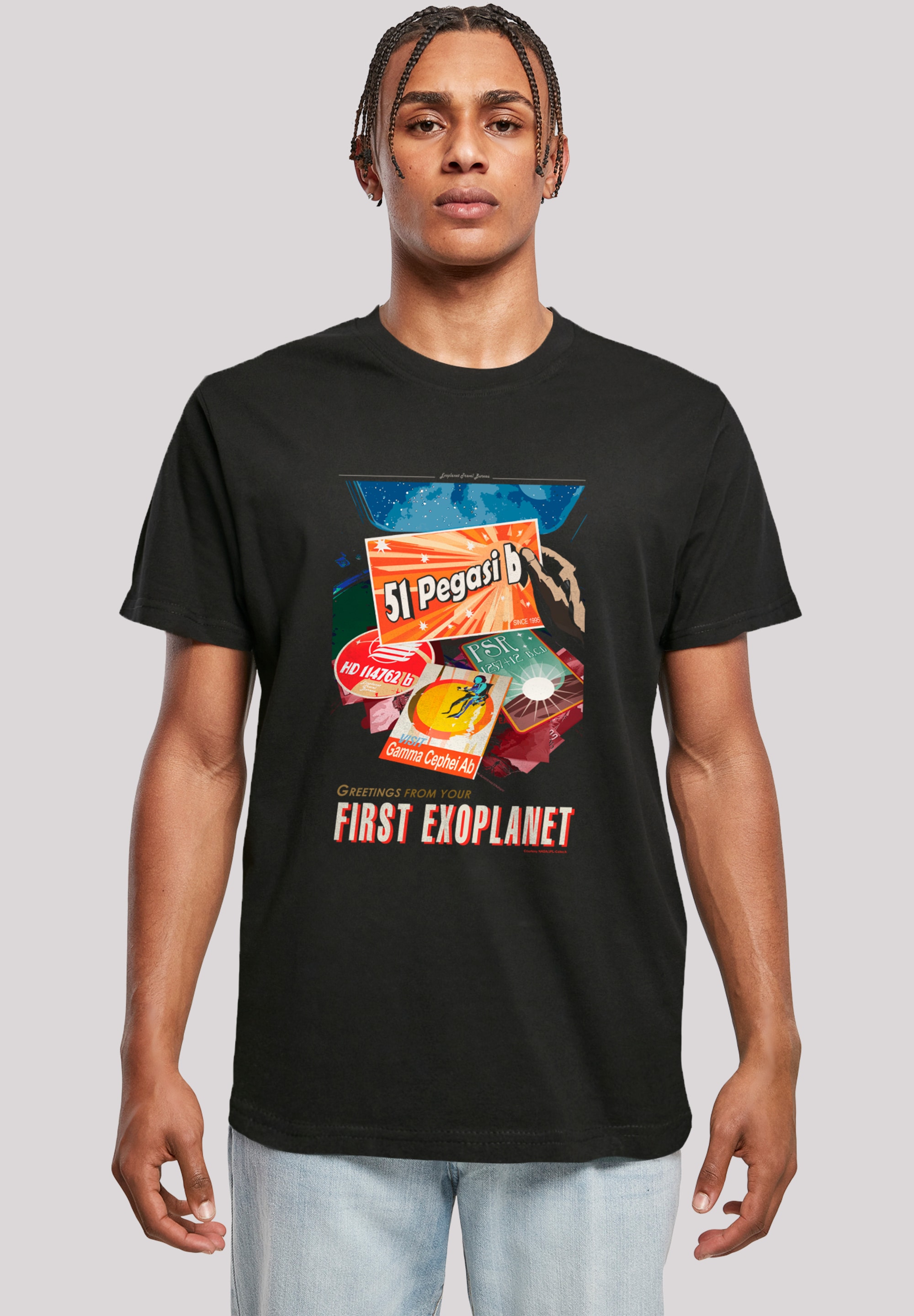 F4NT4STIC T-Shirt "NASA 51 Pegasi b Exoplanet Interplanetary", Premium Qual günstig online kaufen