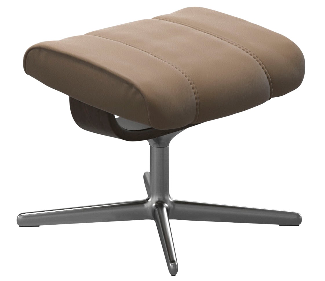 Stressless Fußhocker "Consul", mit Cross Base, Größe S, M & L, Holzakzent Wenge