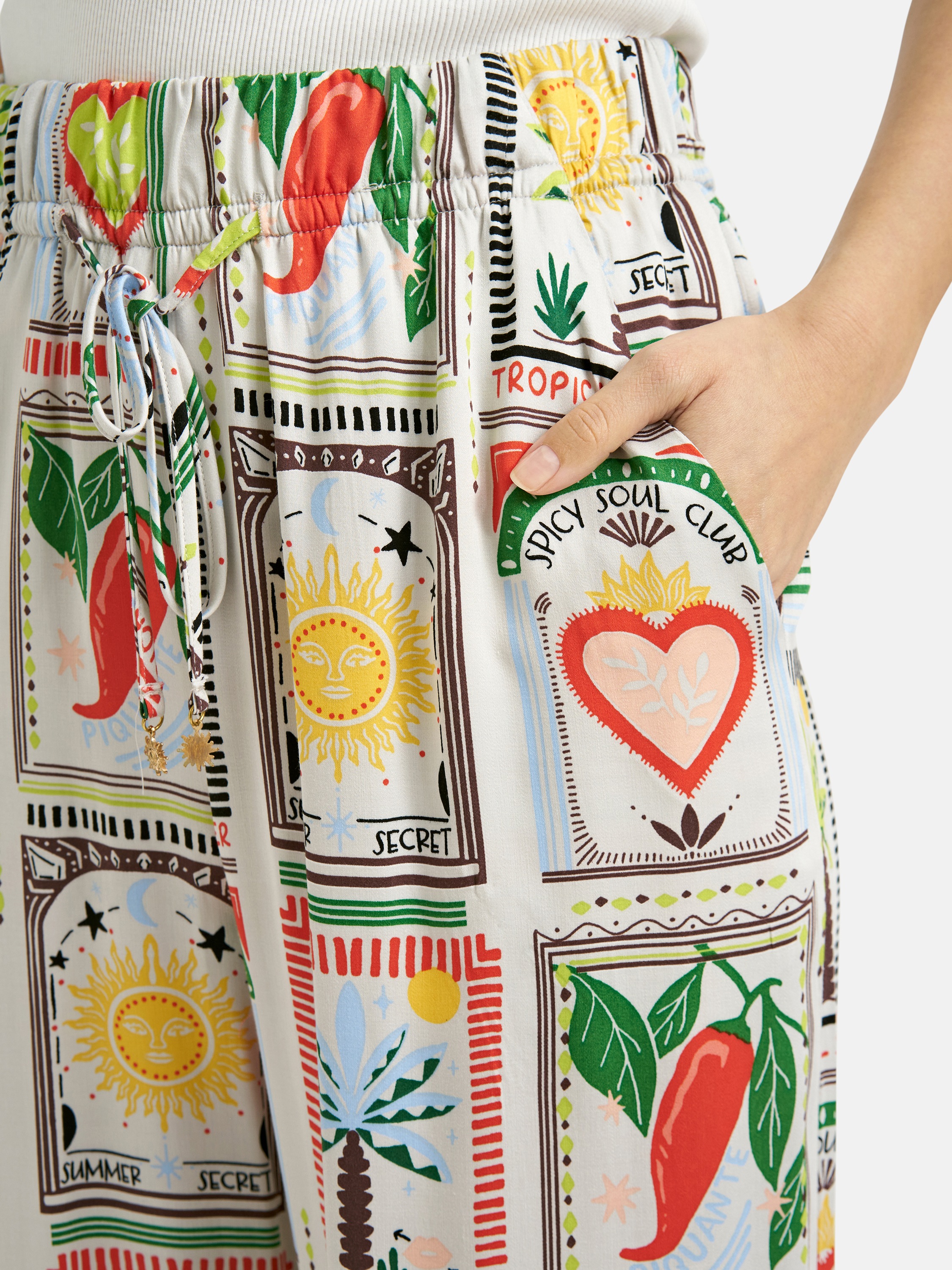 Smith & Soul Schlupfhose  mit Elastikbund & seitlichen Taschen