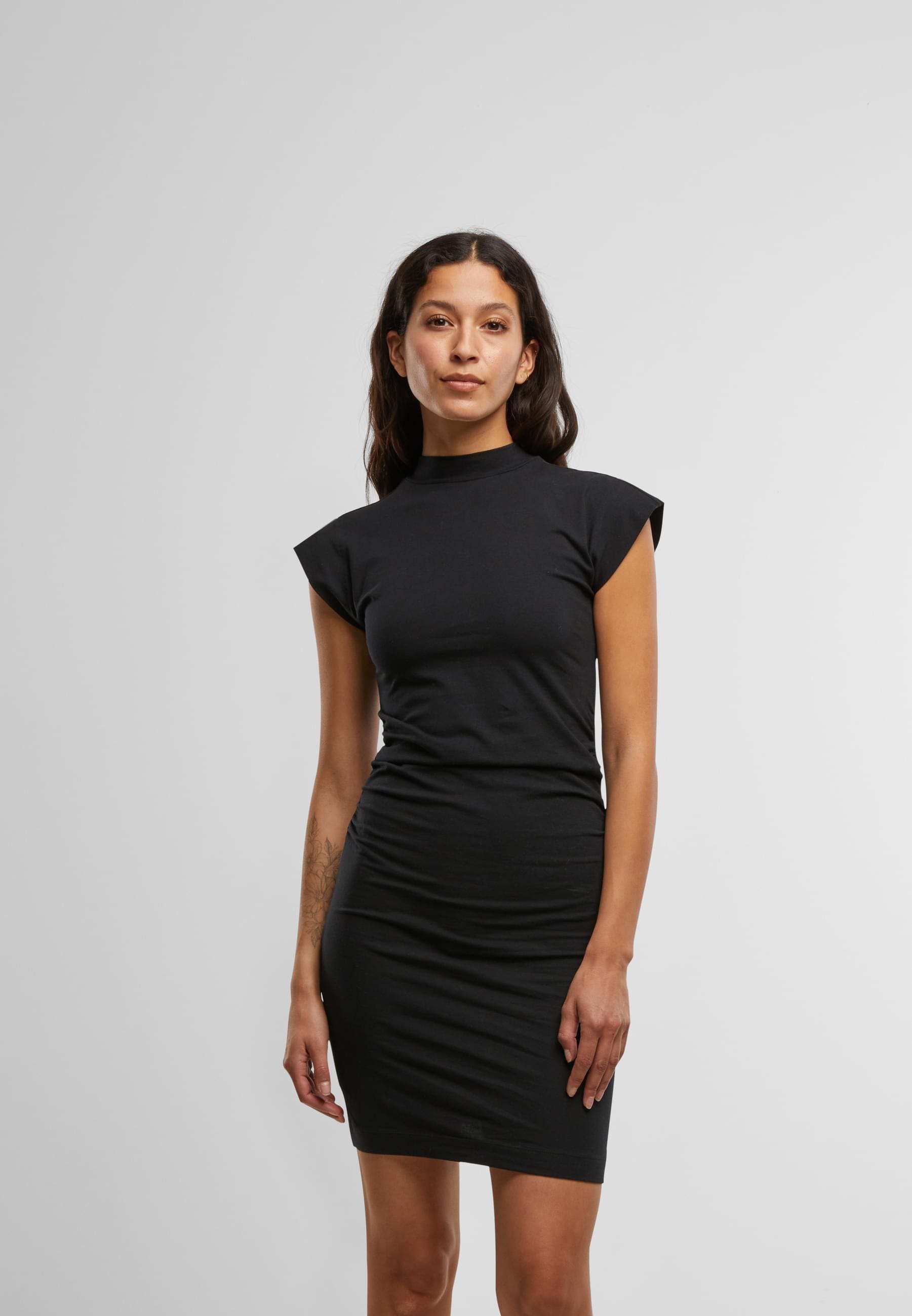 URBAN CLASSICS Shirtkleid »Urban Classics Ladies Short Cotton Jersey Dress«, (1 tlg.)