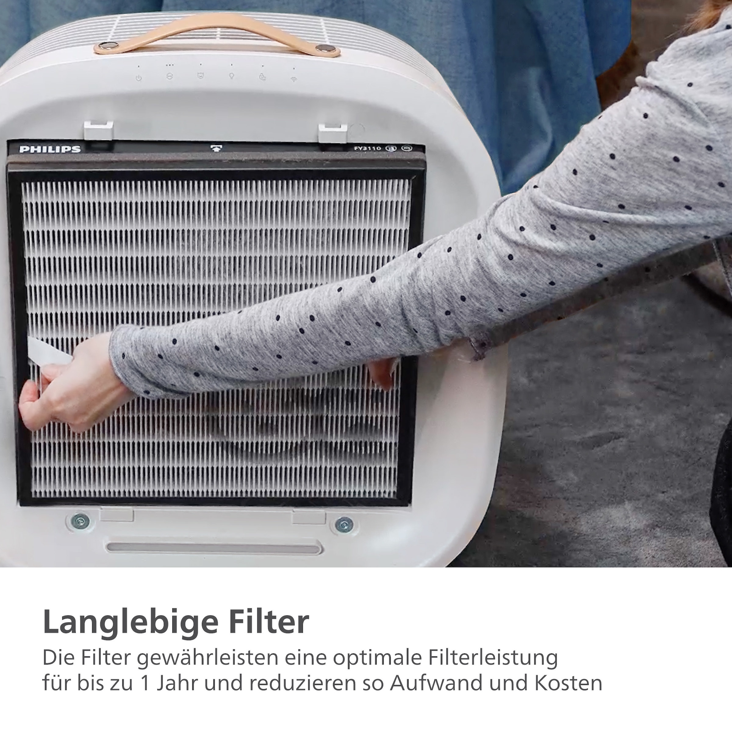 Philips Ersatzfilter »FY3110/00 HEPA NanoProtect Filter« 1 tlg. tlg.