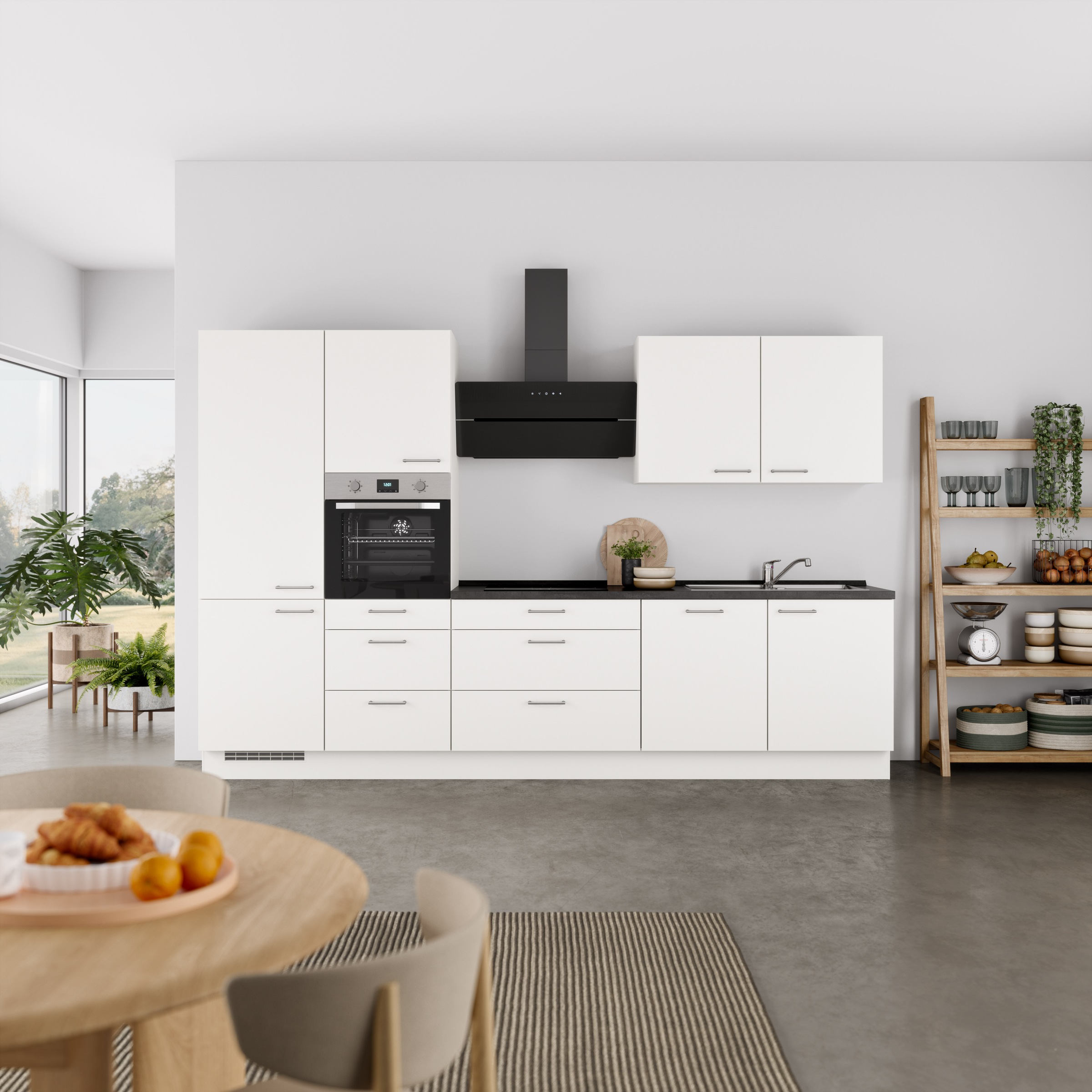 nobilia Küchenzeile ""Laser II", Ausrichtung wählbar, Breite 330 cm" vormon günstig online kaufen