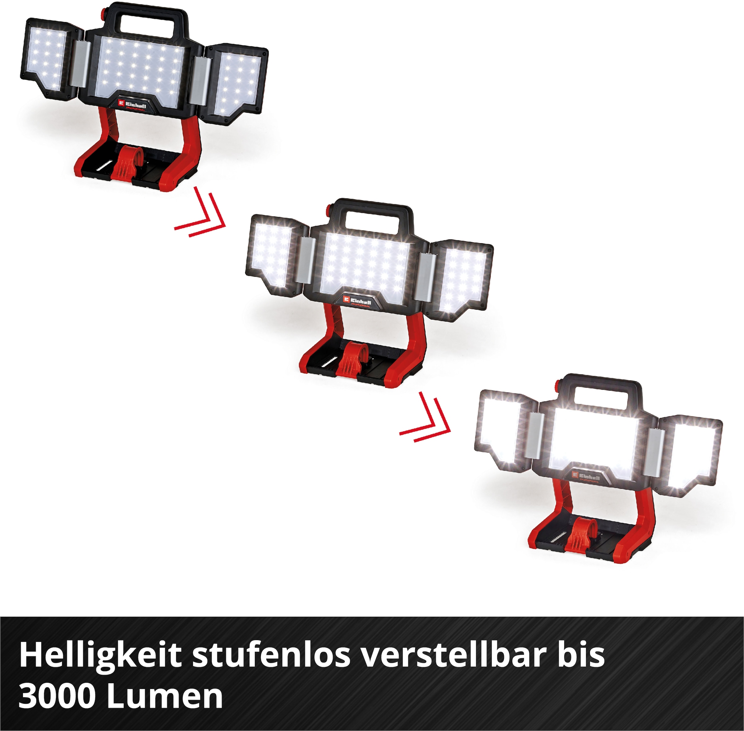 Einhell LED Arbeitsleuchte »Akku-Lampe TP-CL 18/3000 Li Set - Solo«, Mitglied der Power X-Change Familie, ohne Akku