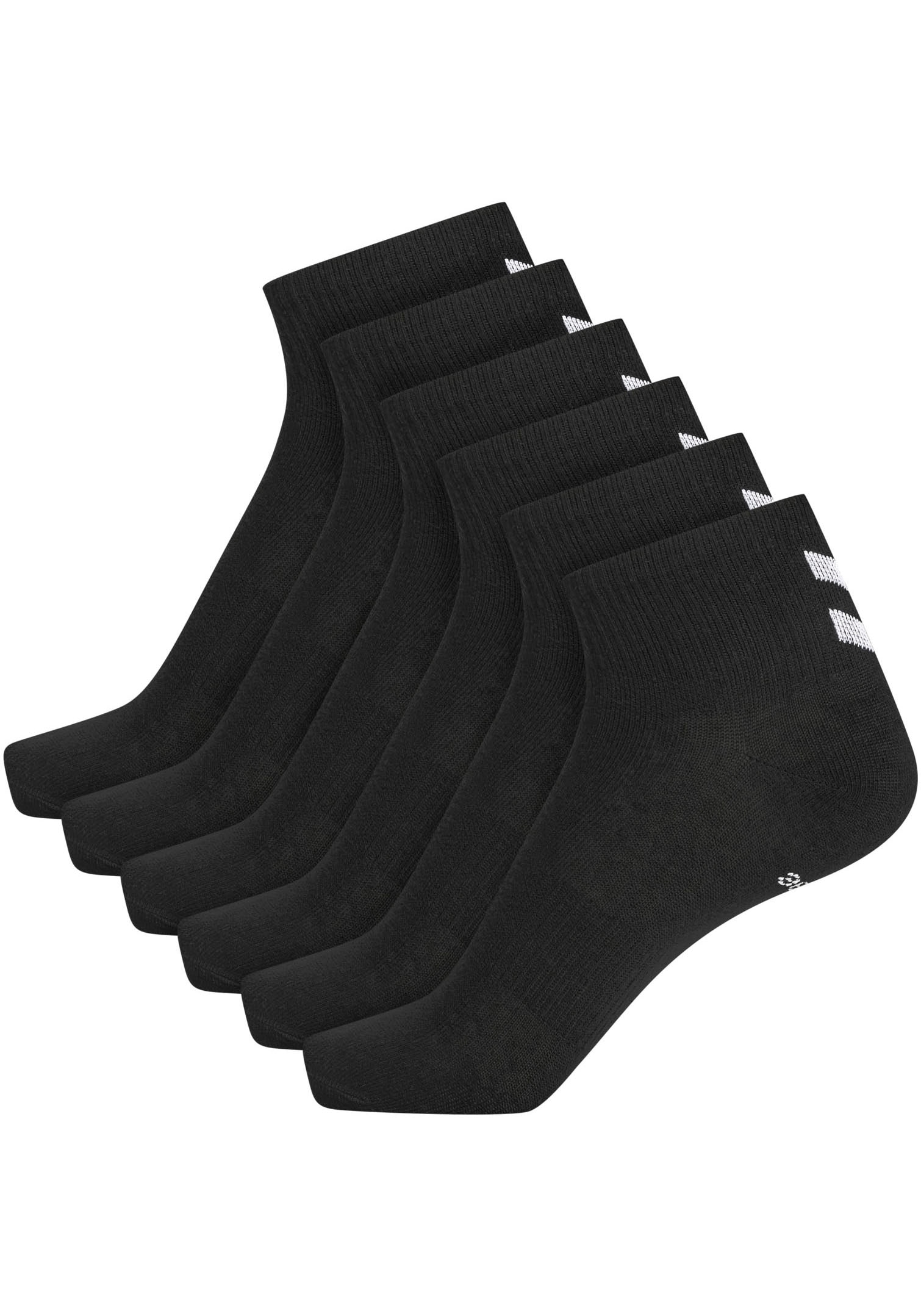 hummel Sportsocken "HMLCHEVRON 6-PACK MID CUT SOCKS", (6 Paar)