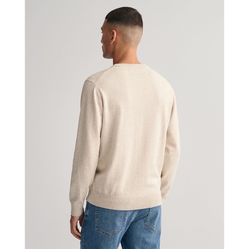 Gant Rundhalspullover »Classic Cotton C-Neck«