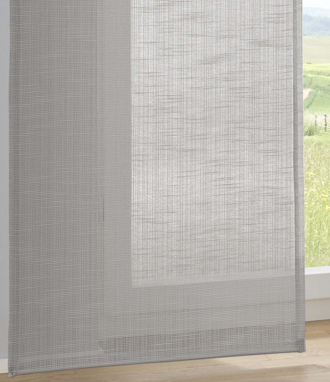 Thumbnail - Kutti Schiebegardine "Boston Schiebevorhang" Paneelwagen 1 Stk. tlg. Schiebevorhang uni (1 St)