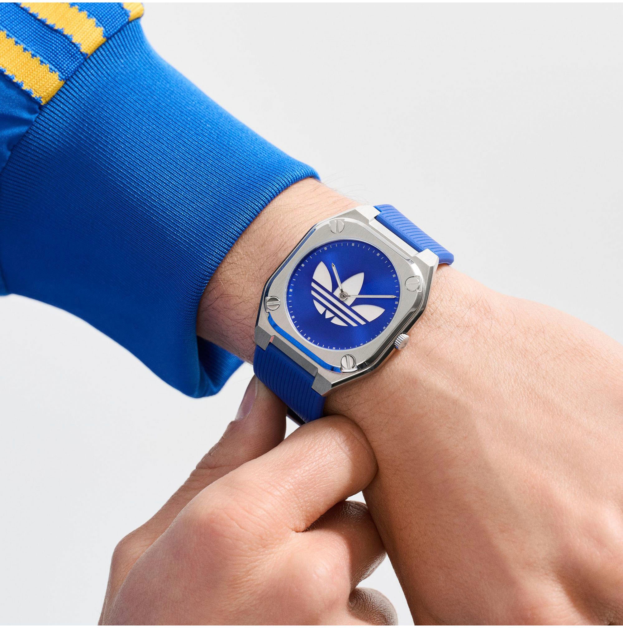 adidas Originals Quarzuhr »CITY TECH THIN«, Armbanduhr,Herrenuhr,Damenuhr,Silikonarmband,wasserabweisend bis 5 bar