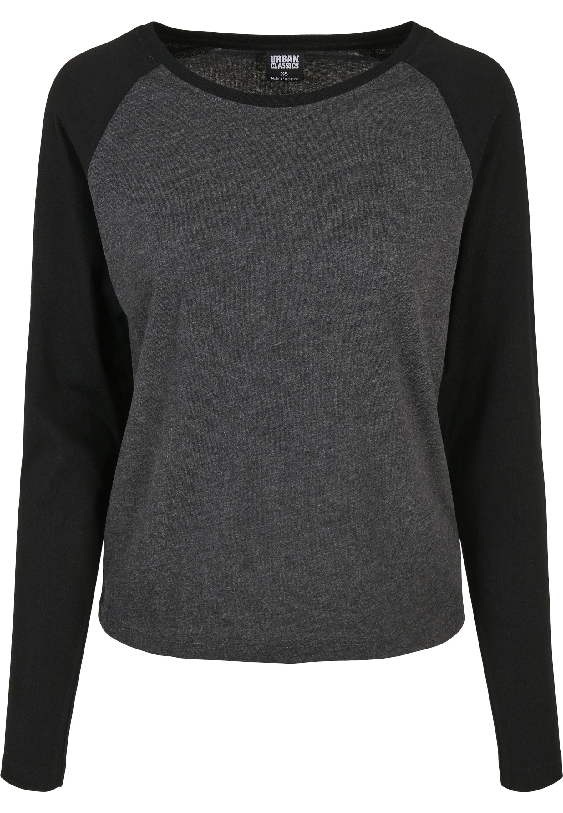 URBAN CLASSICS Langarmshirt "Urban Classics Damen Ladies Contrast Raglan Longsleeve" 1