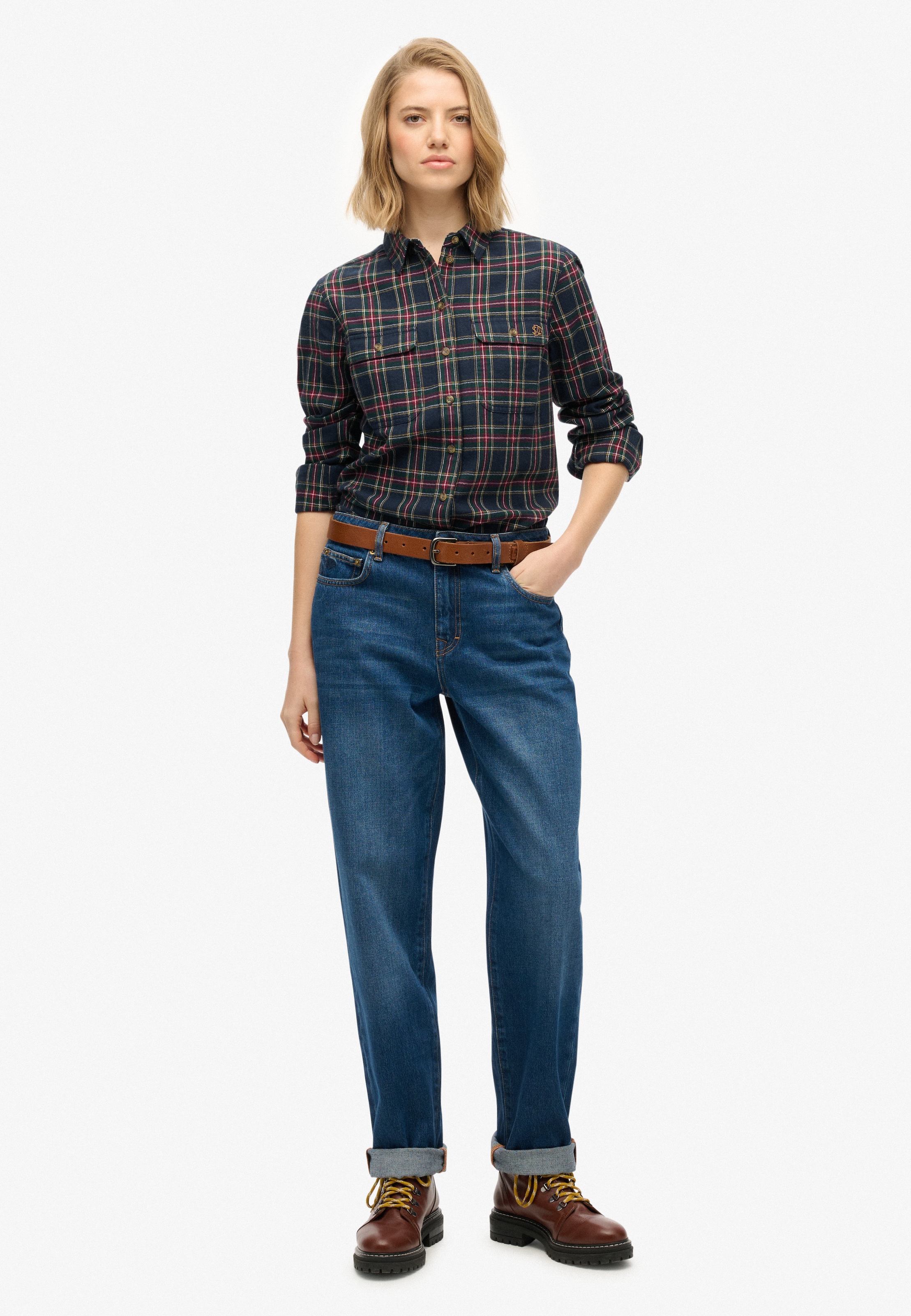 Superdry Karobluse »LUMBERJACK CHECK FLANNEL SHIRT«