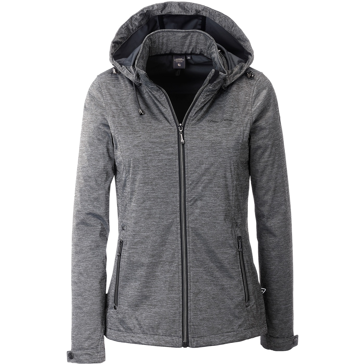 DEPROC Active Softshelljacke "CLAUD PEAK WOMEN", mit abnehmbarer Kapuze