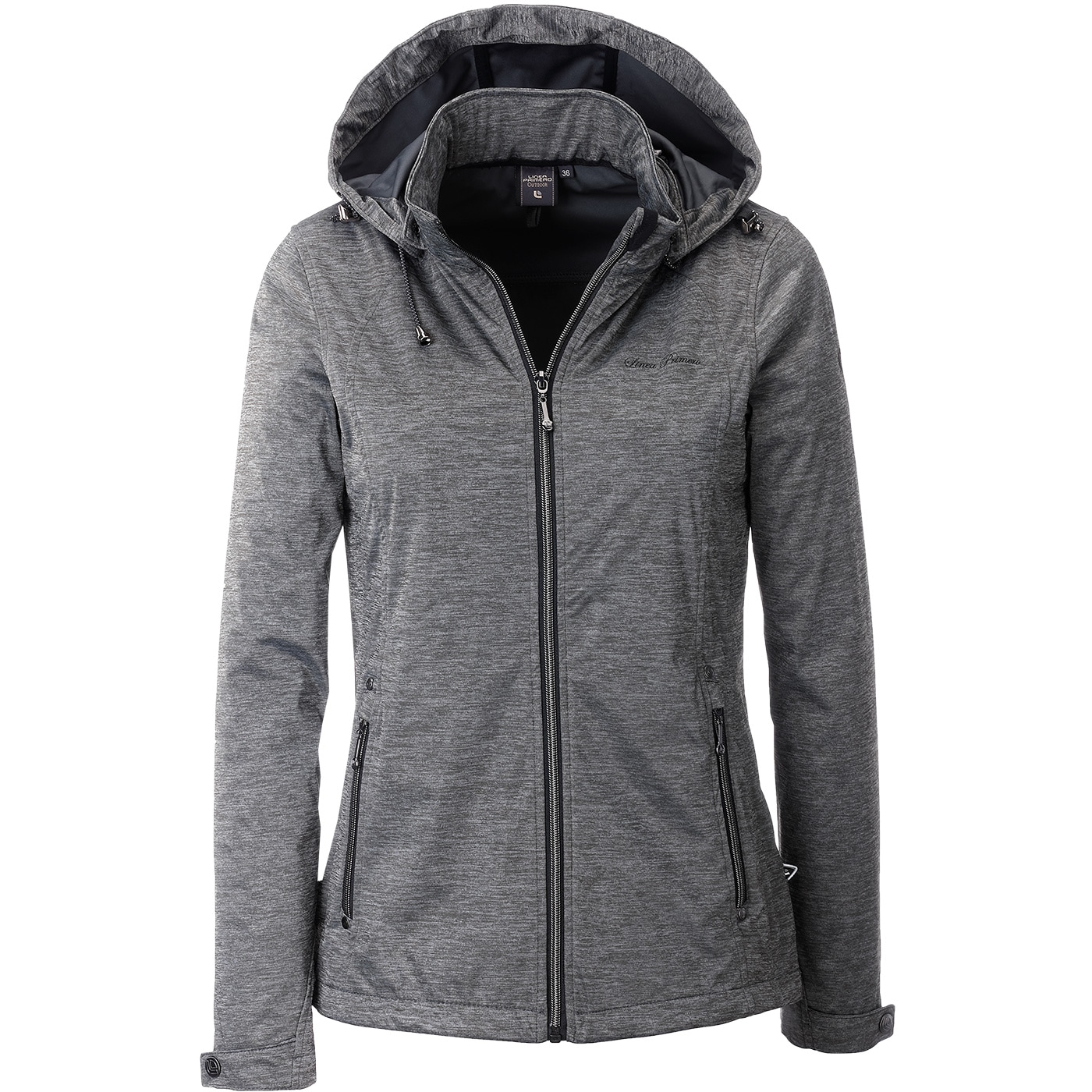 DEPROC Active Softshelljacke "CLAUD PEAK WOMEN" mit Kapuze mit abnehmbarer Kapuze