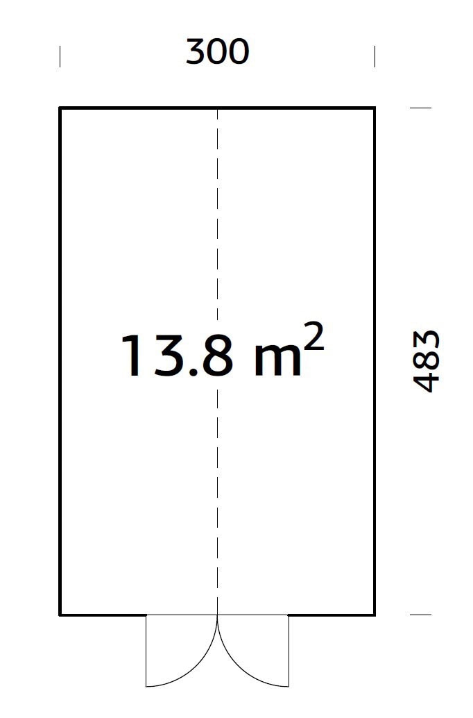 Palmako Gewächshaus »E_milia«, 13,8 m², inklusive automatische Dachentlüftung