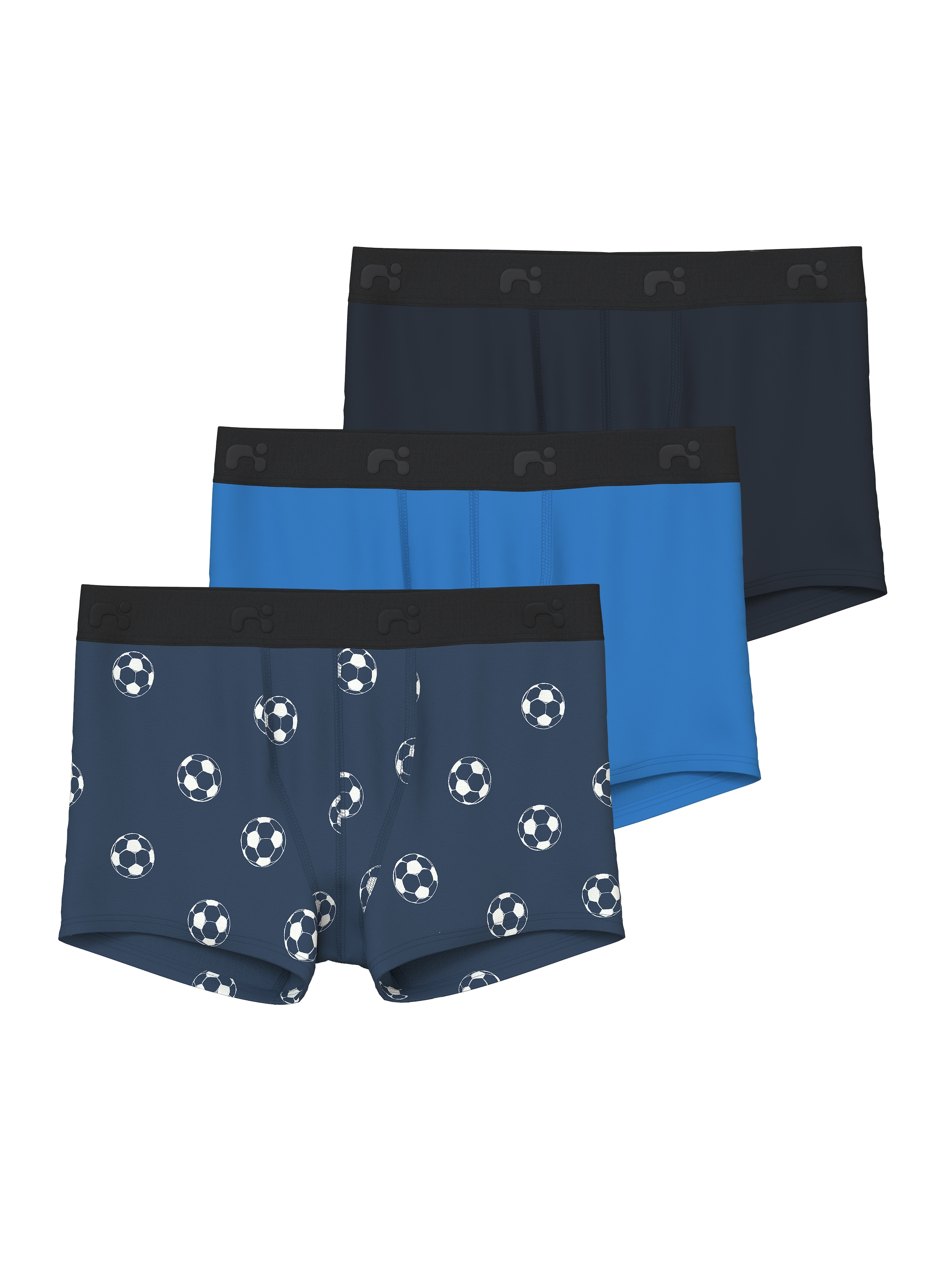 Name It Trunk "NKMBOXER 3P DARK DENIM FOOTBALL NOOS", (Packung, 3 St.)