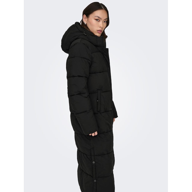 ONLY Steppmantel »ONLANN PREMIUM PUFFER COAT X-LONG OTW«, mit seitlichen  Schlitzen und Druckknöpfen für bestellen | BAUR