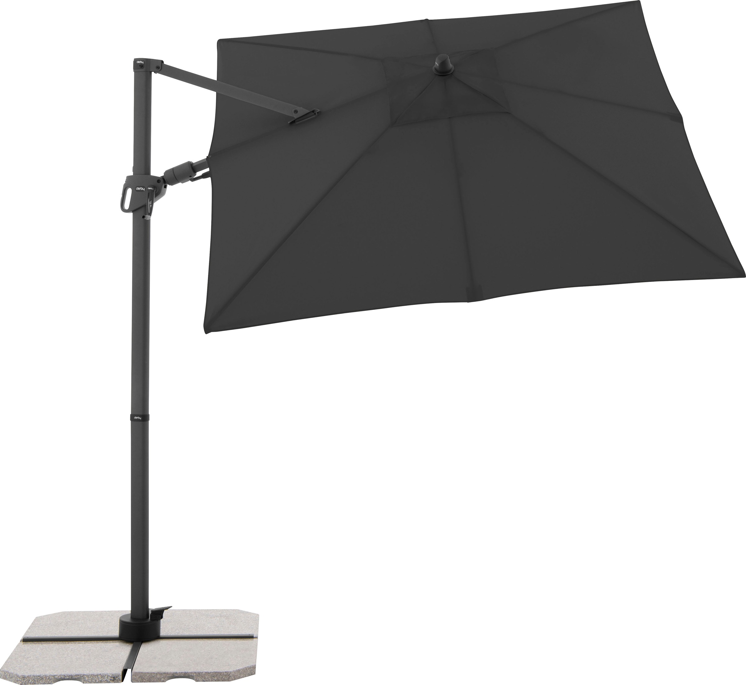 doppler® Sonnenschirm »Derby«, (Derby), Rahmenständer