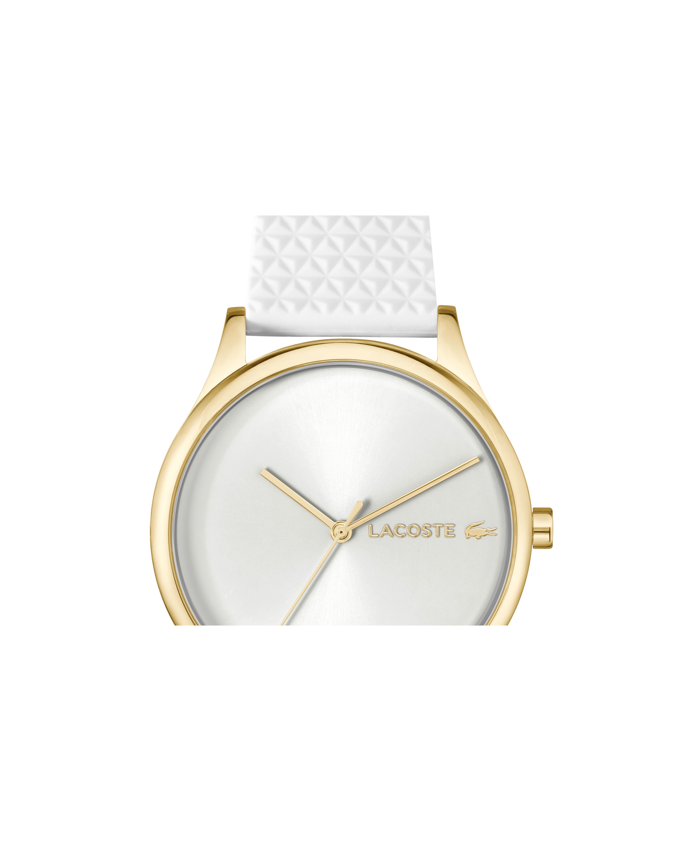 Lacoste Quarzuhr »CROCODELLE« Armbanduhr, Damenuhr, Silikonarmband, analog