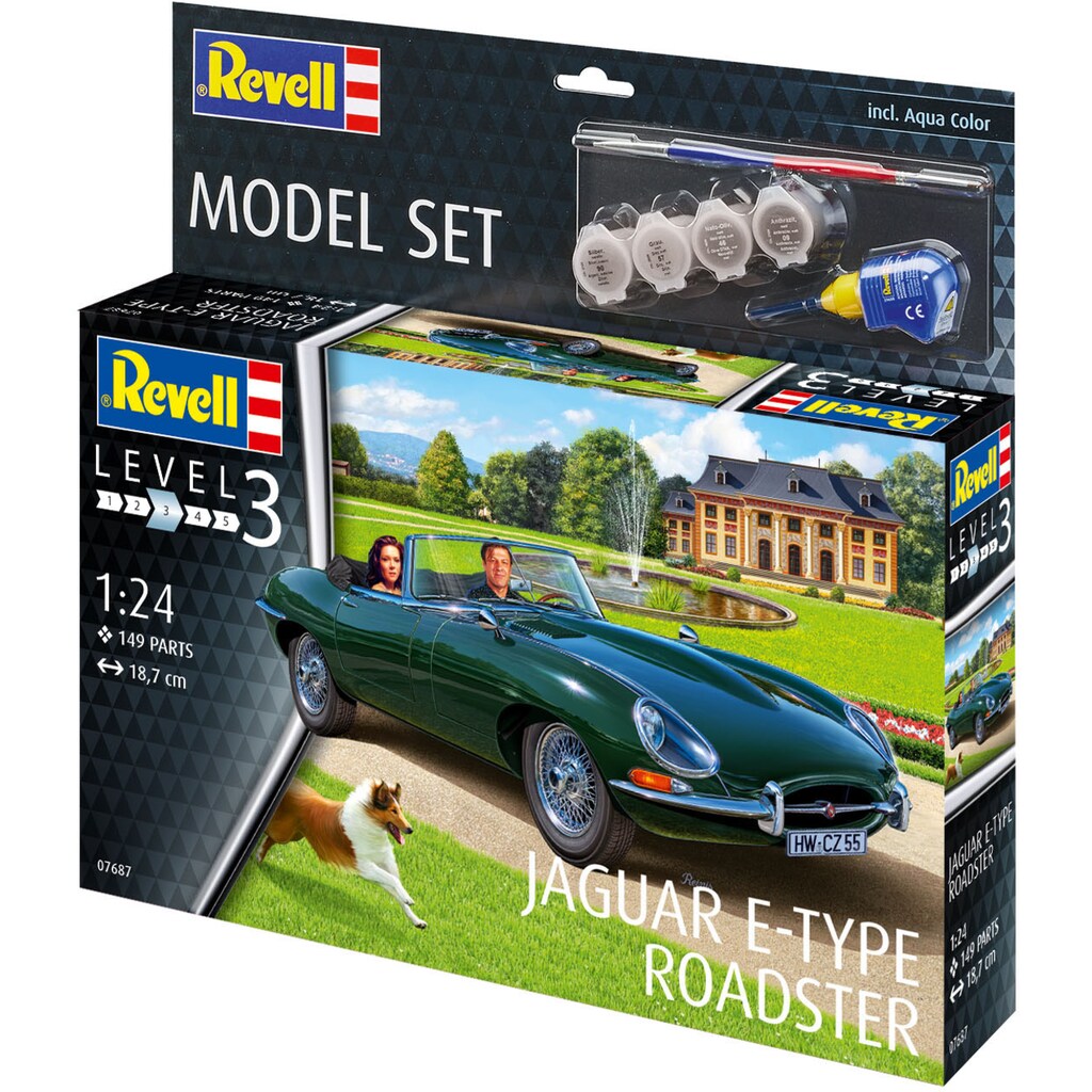 Revell® Modellbausatz »Jaguar E-Type Roadster«, 1:24