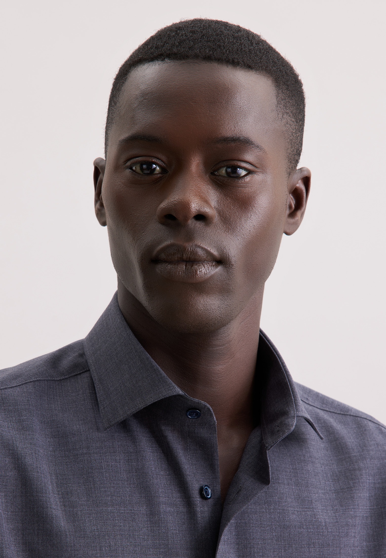 Thumbnail - seidensticker Businesshemd "Schwarze Rose" Slim 1/1 Kentkragen Uni