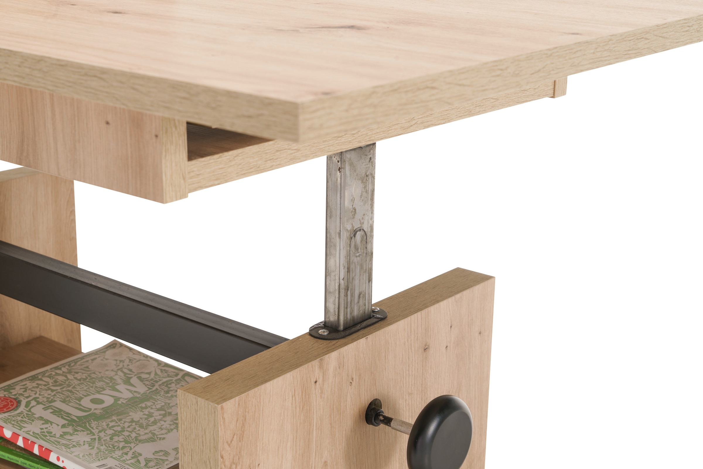 Stolkom Couchtisch »Event höhenverstellbar, ausziehbar, BxHxT 110-150x48-63x65 cm«, Höhenverstellbar mit Liftmechanik und ausziehbar in 3 Farbausführungen