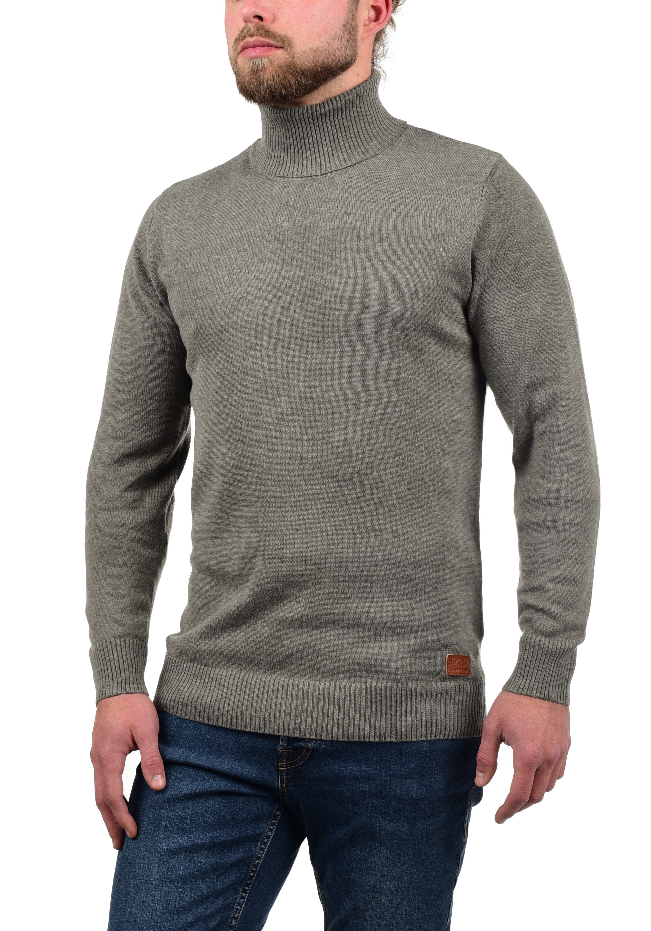 Blend Rollkragenpullover "BHLatif", Feinstrick Pullover mit Rollkragen günstig online kaufen