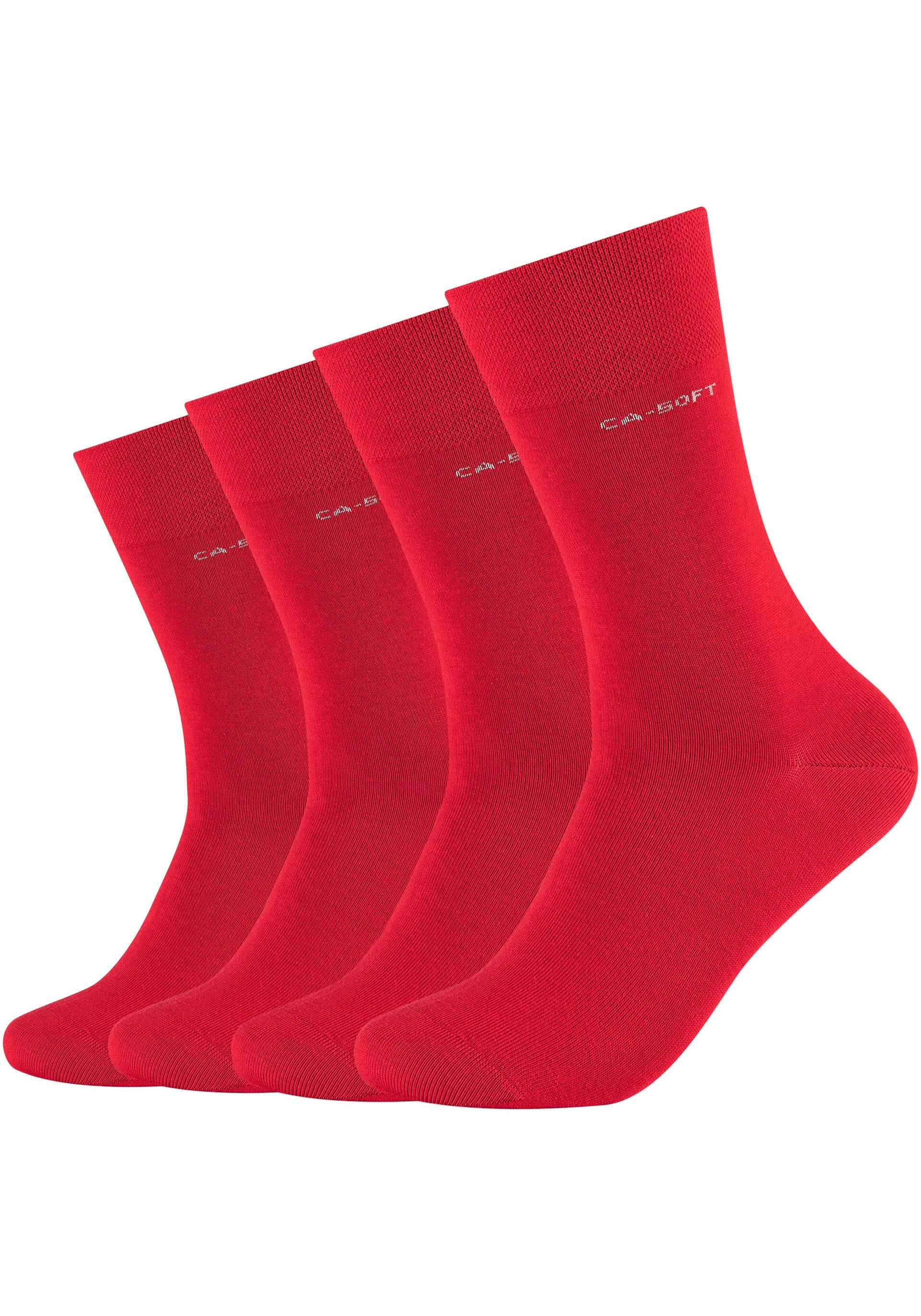 Camano Socken, (4er Pack), mit verstärktem Fersen- und Zehenbereich günstig online kaufen