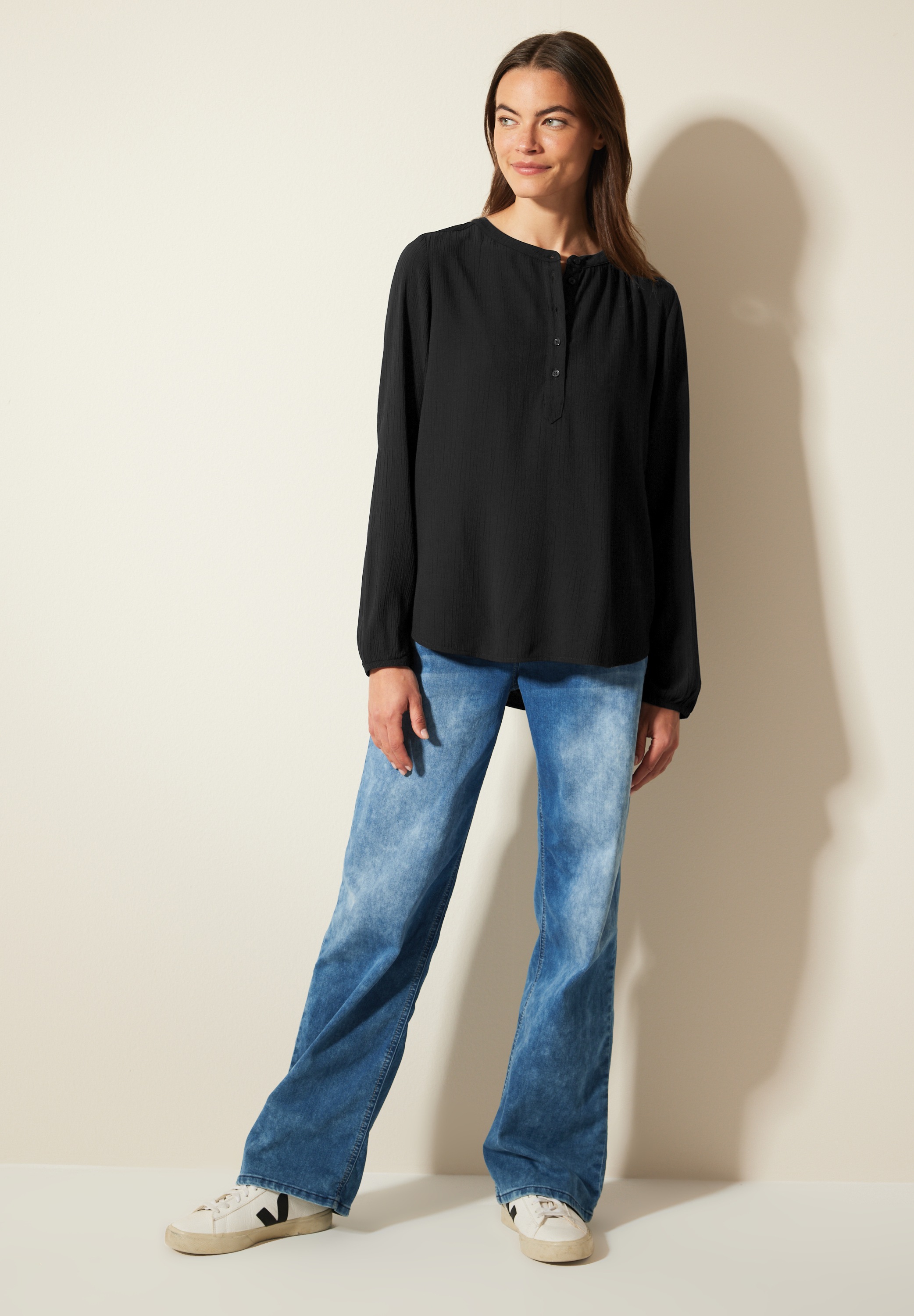 CECIL Long Sleeve Blouse Black XL 3