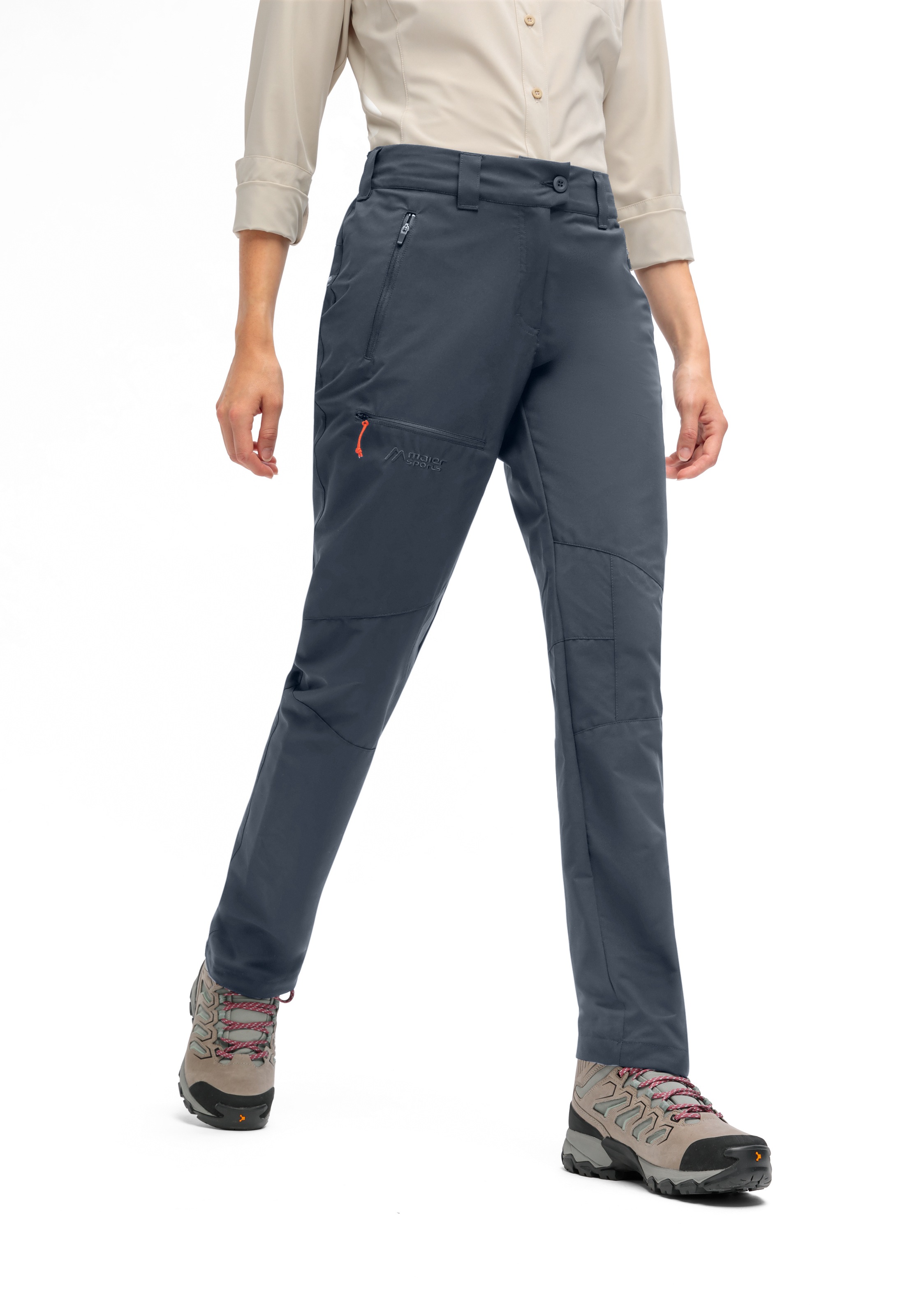 Maier Sports Outdoorhose »Lulaka Loop«, Damen Wanderhose, Funktionshose mit Taschen + Gürtel, Regular Fit