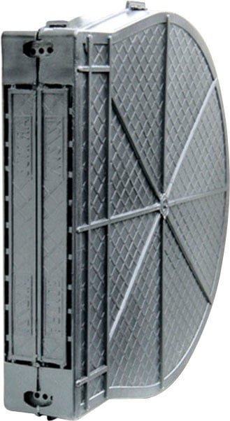 SCHELLENBERG Mauerkasten »für Einlasswickler und elektrische Gurtwickler Maxi«, (Packung, 1 St.), Gurtkasten aus PVC, Lochabstand 16,0 cm