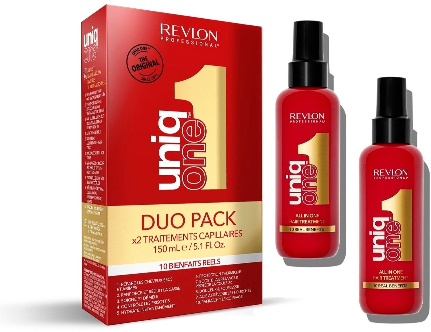 »Uniqone Hair | Duopack PROFESSIONAL Leave-in Limited In Pflege Classic Haarpflege-Set (Spar-Set, 2 BAUR Edition Treatment Set«, tlg.), REVLON One All