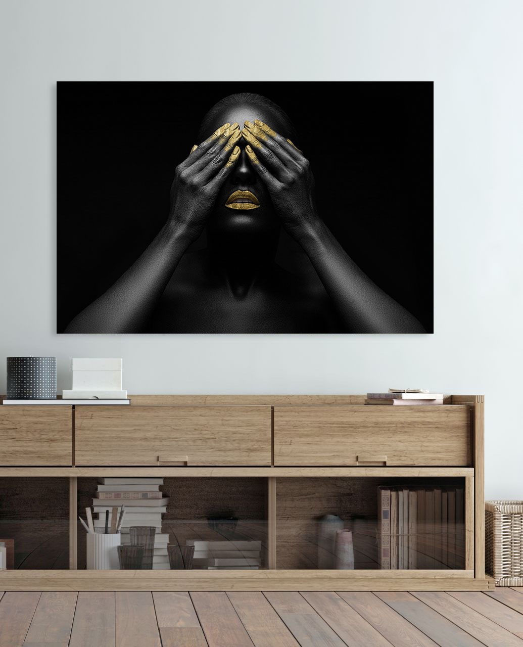 queence Acrylglasbild "Horus", Frau-Gemälde-Frau-Bilder von Frauen-Mode-Mod günstig online kaufen