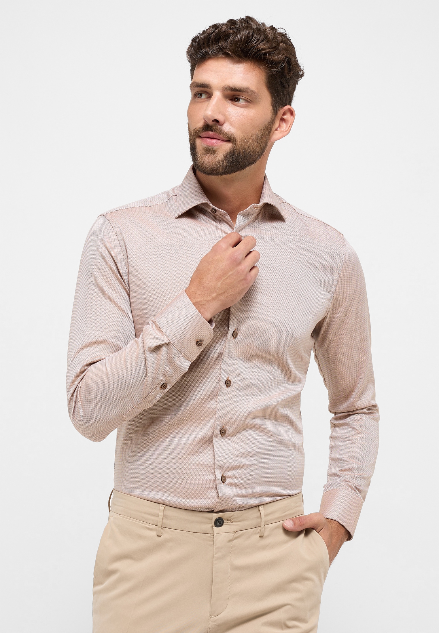 Eterna Langarmhemd "SLIM FIT", NON IRON (bügelfrei) günstig online kaufen