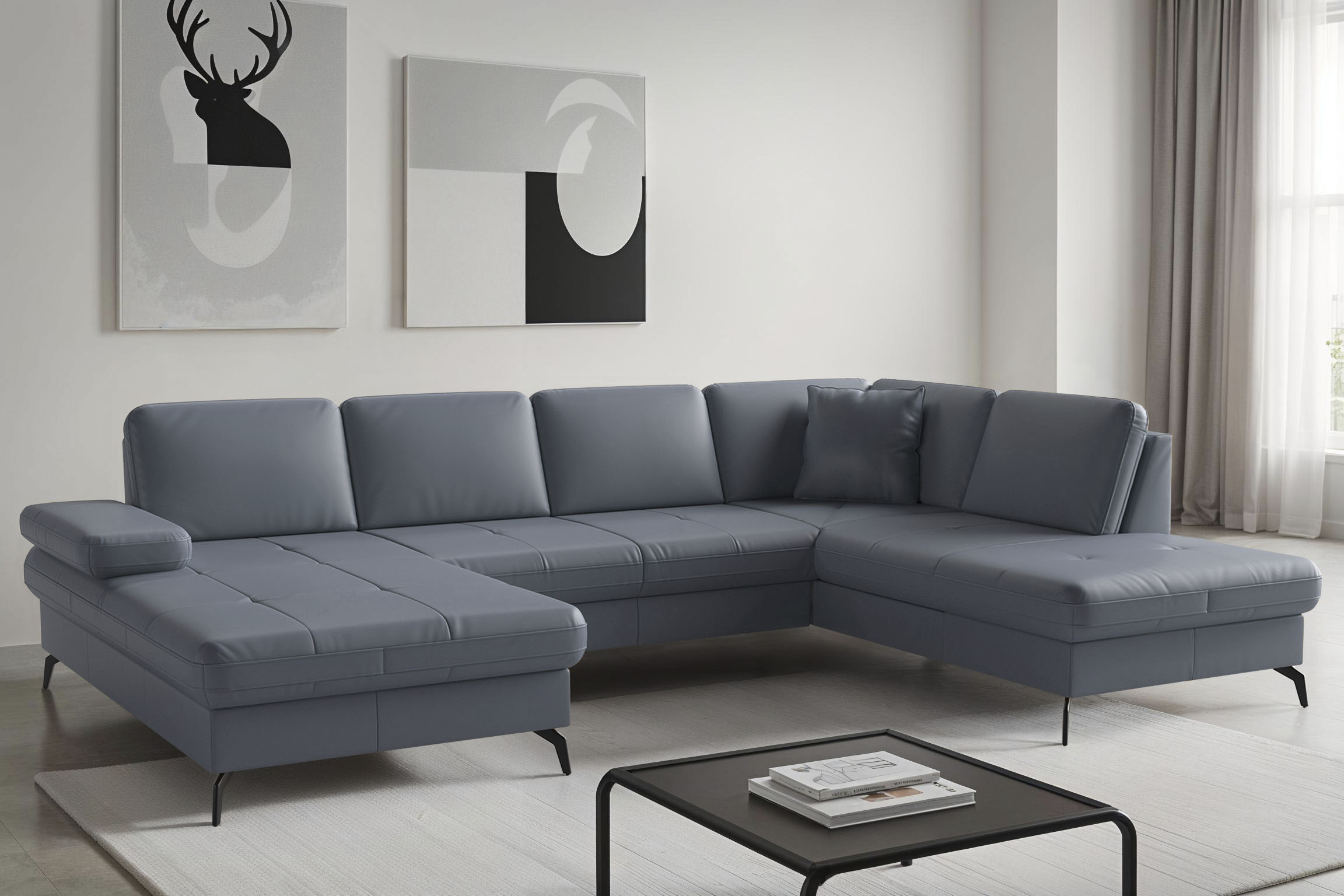 sit&more Wohnlandschaft "Morris Jubi, Breite 300 cm" mit Armteilfunktion, optional mit Schlaffunktion