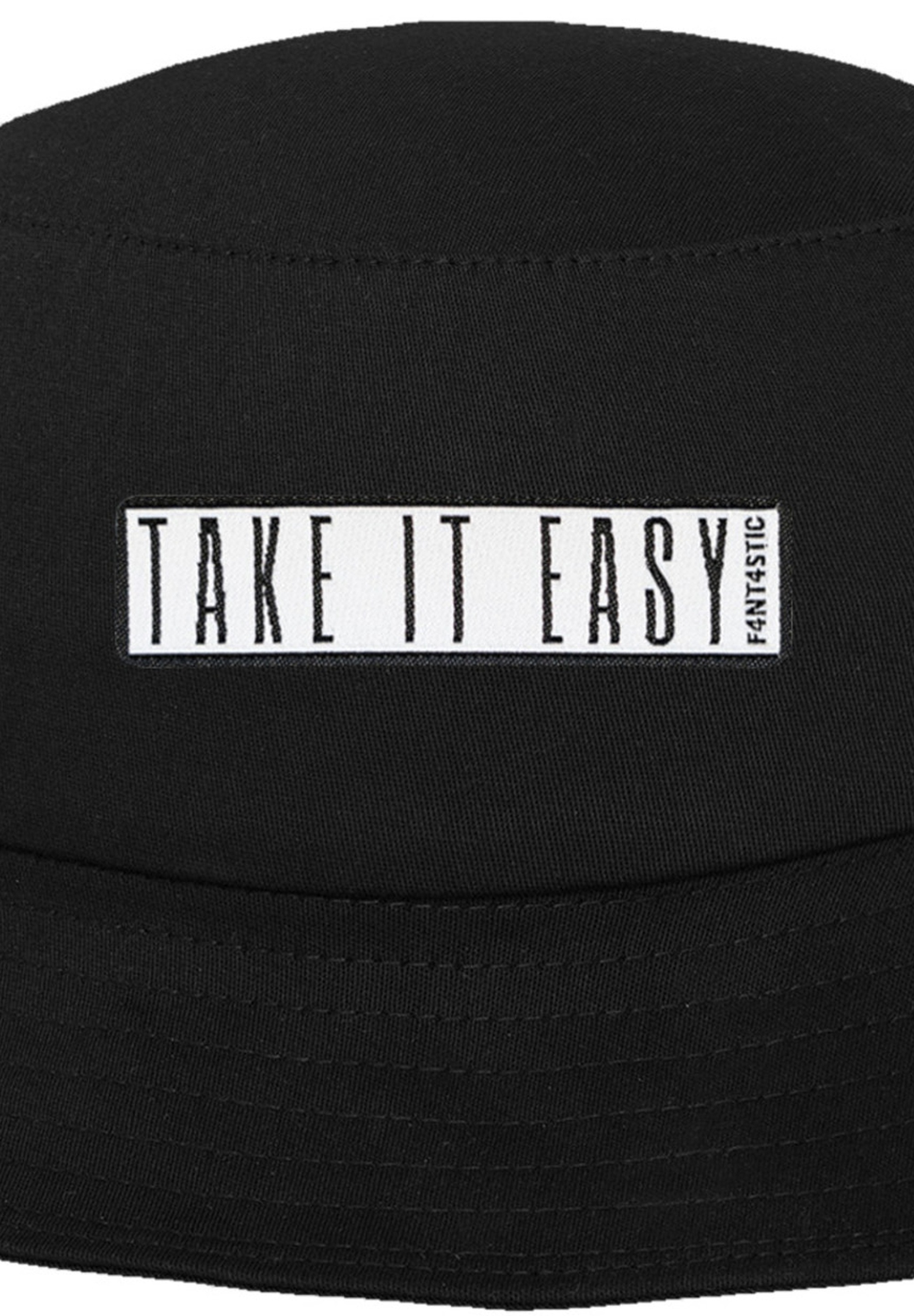 F4NT4STIC Fischerhut »Bucket Hat Take It Easy«, Print