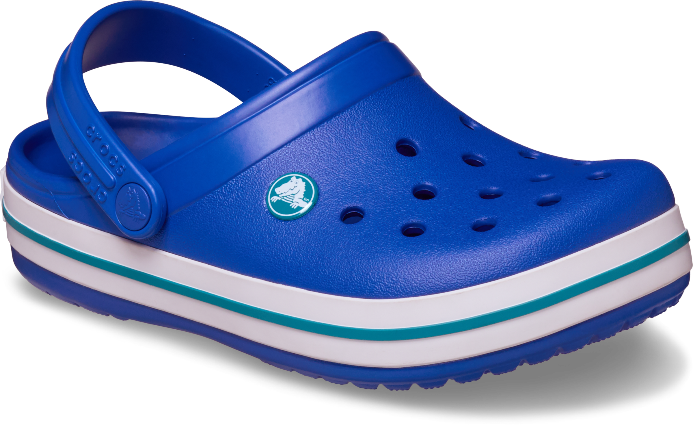 Crocs Clog "Crocband Clog K" Sommerschuh, Schlappen, Hausschuh, Badeschuh Mit Kontrast-Akzenten