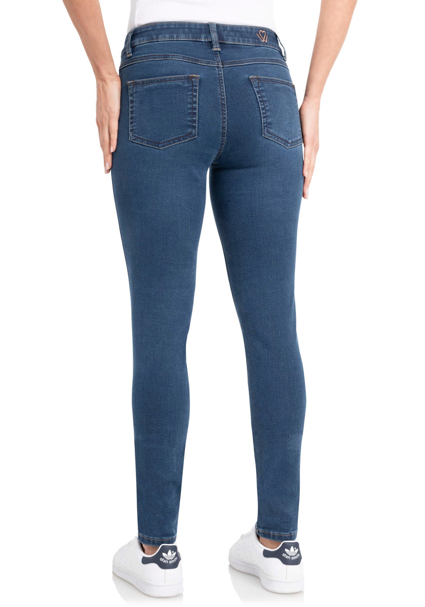 wonderjeans Skinny-fit-Jeans "High Waist" Schmaler Skinny-Fit in hochelasti günstig online kaufen
