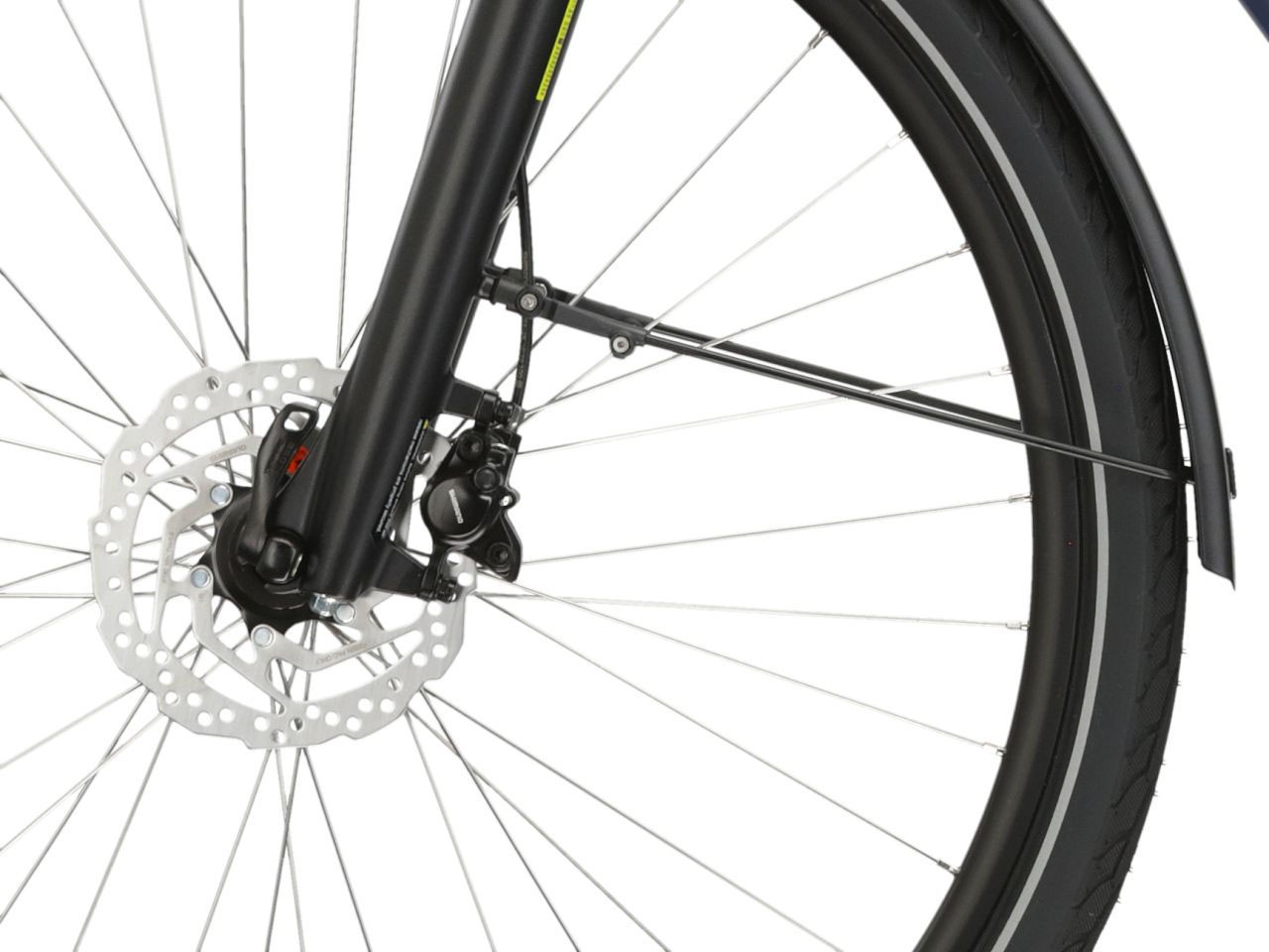 Kross »E-Citybike Sentio Hybrid 4.0 28 Zoll blau« 7 Gang Shimano NEXUS Schaltwerk Nabenschaltung Mittelmotor 250 W Pedelec, Elektrofahrrad für Damen und Herren